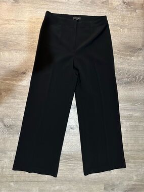 Ann Taylor Women’s Size 10 Black Wide Leg Cropped Dress Pants Career Office